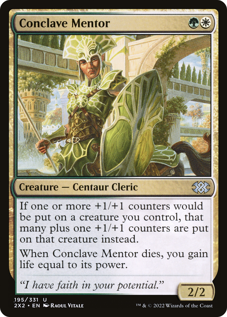 Conclave Mentor (2X2-195) [Double Masters 2022]