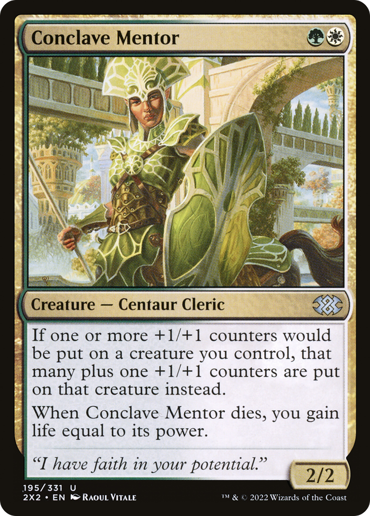 Conclave Mentor (2X2-195) [Double Masters 2022]