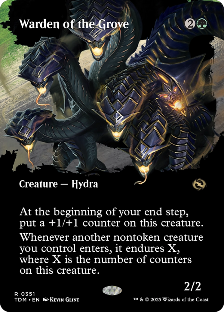 Warden of the Grove (TDM-351) [Tarkir: Dragonstorm]: (Showcase) (Borderless)