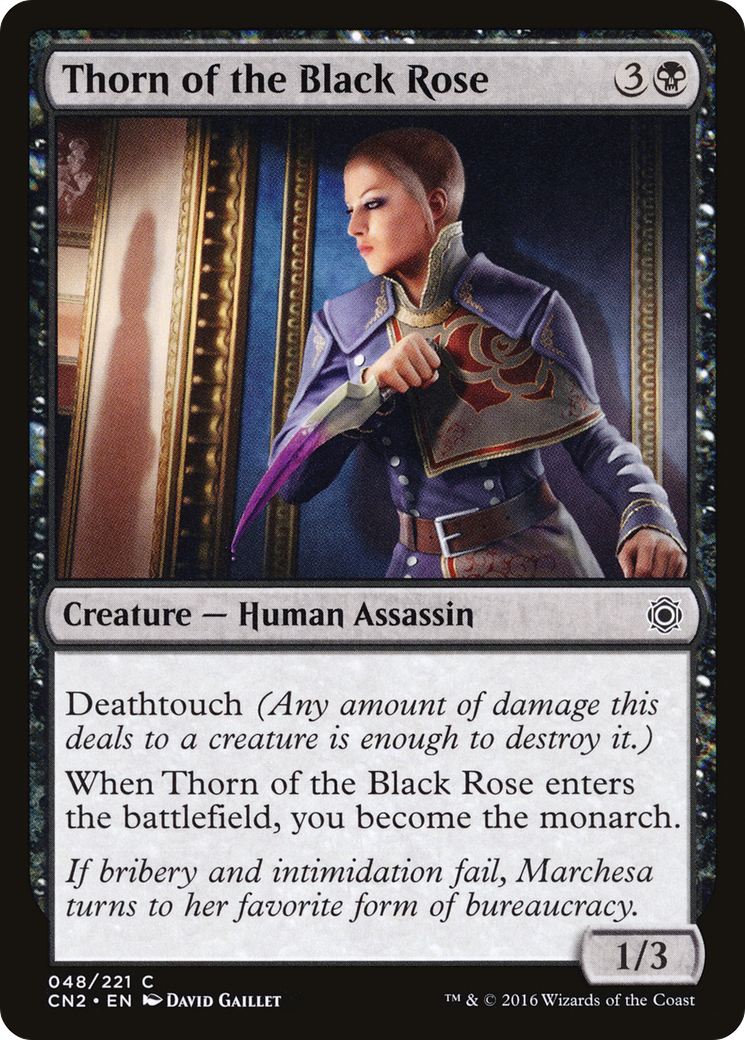 Thorn of the Black Rose (CN2-048) [Conspiracy: Take the Crown] Foil