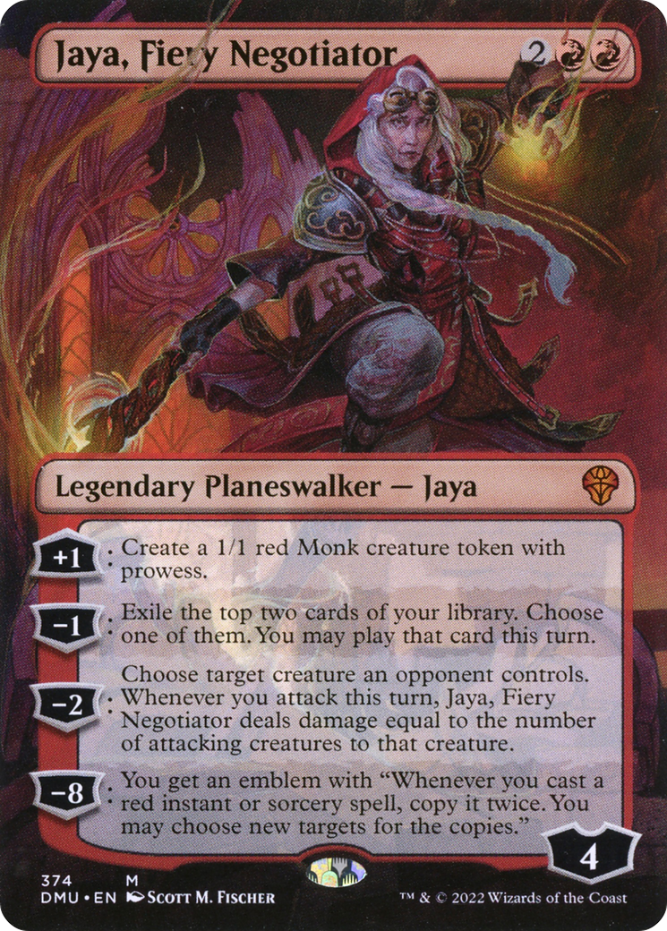 Jaya, Fiery Negotiator (DMU-374) [Dominaria United] (Borderless)