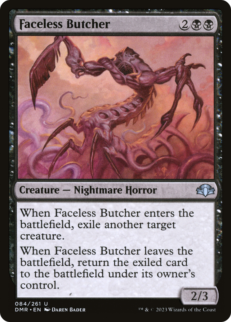 Faceless Butcher (DMR-084) [Dominaria Remastered] Foil