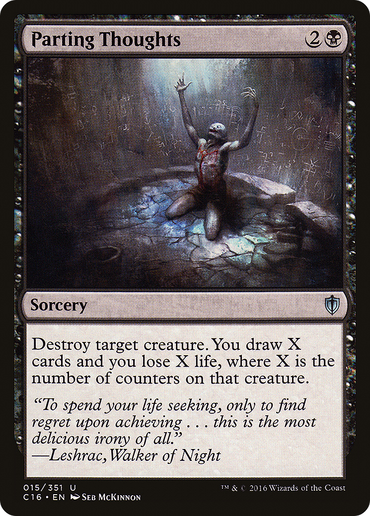 Parting Thoughts (C16-015) [Commander 2016]