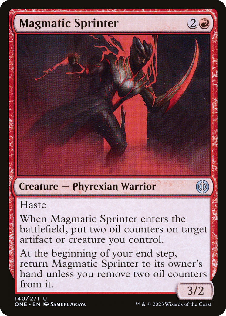 Magmatic Sprinter (ONE-140) [Phyrexia: All Will Be One] Foil