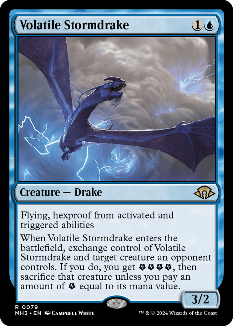 Volatile Stormdrake (MH3-079) [Modern Horizons 3] Foil