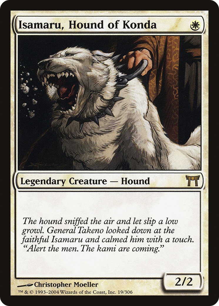 Isamaru, Hound of Konda (CHK-019) [Champions of Kamigawa] Foil