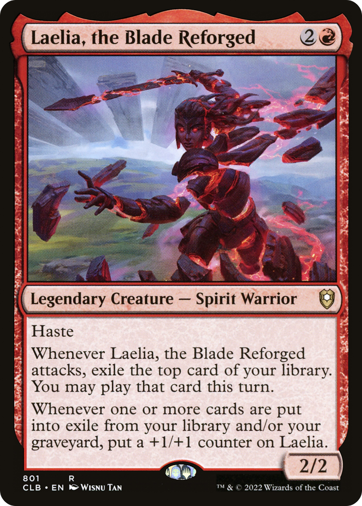 Laelia, the Blade Reforged (CLB-801) [Commander Legends: Battle for Baldur's Gate]