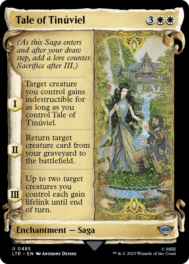 Tale of Tinúviel (LTR-485) [The Lord of the Rings: Tales of Middle-earth]: (Showcase) Foil