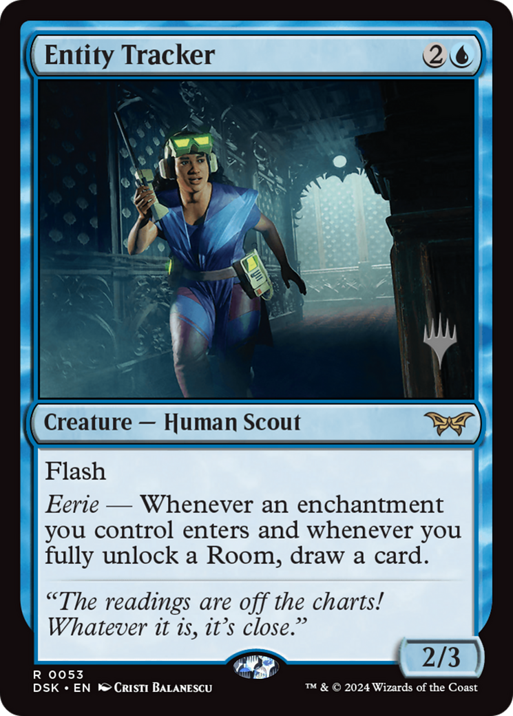 Entity Tracker (PPDSK-53P) [Duskmourn: House of Horror Promos]