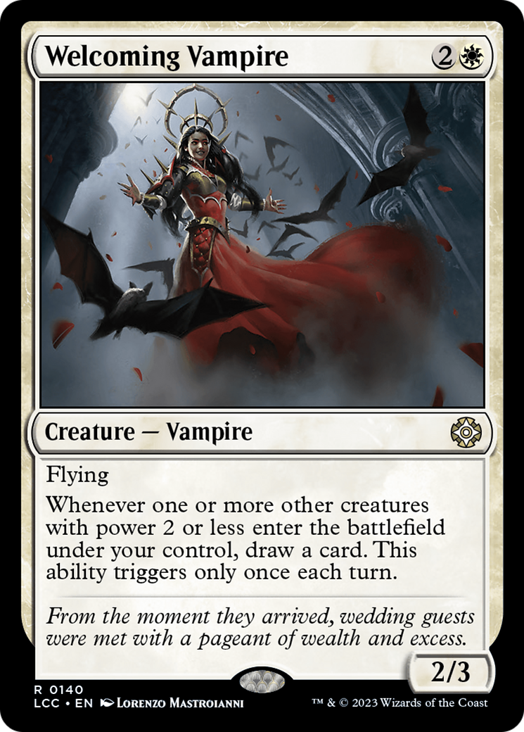Welcoming Vampire (LCC-140) [The Lost Caverns of Ixalan Commander]