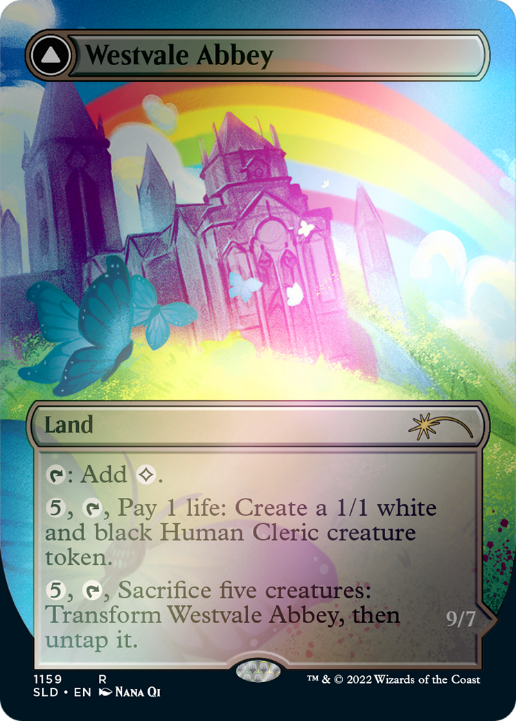 Westvale Abbey // Ormendahl, Profane Prince (SLD-1159) [Secret Lair Drop] (Borderless) Foil