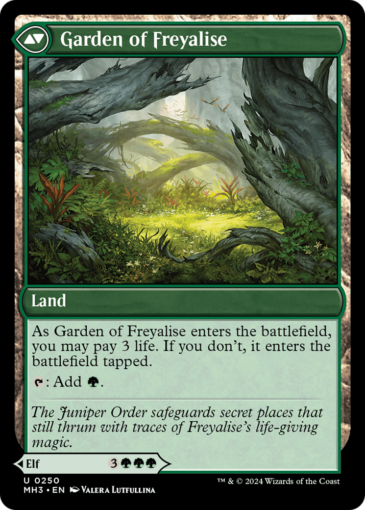 Disciple of Freyalise // Garden of Freyalise (MH3-250) [Modern Horizons 3]