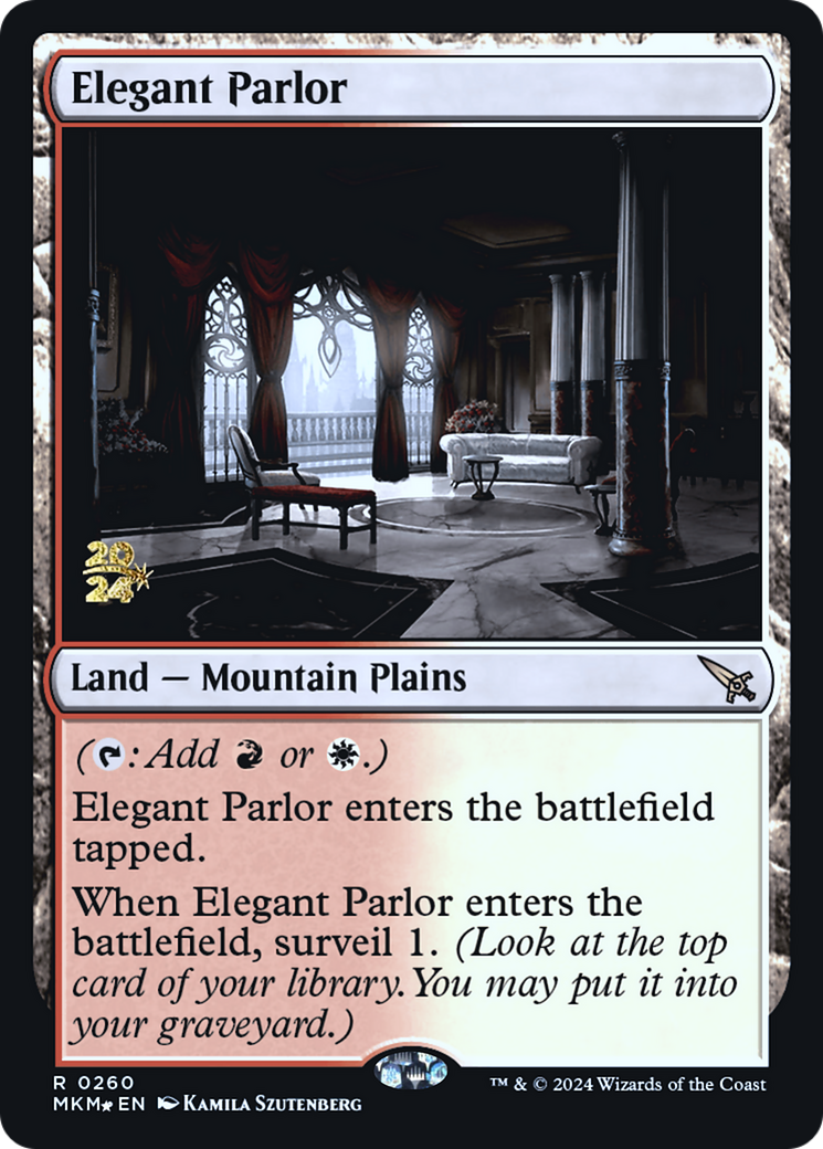 Elegant Parlor (PRE-260S) [Murders at Karlov Manor Promos] Foil
