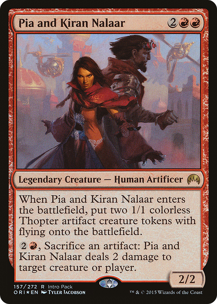Pia and Kiran Nalaar (UMP-157) [Magic Origins Promos] Foil
