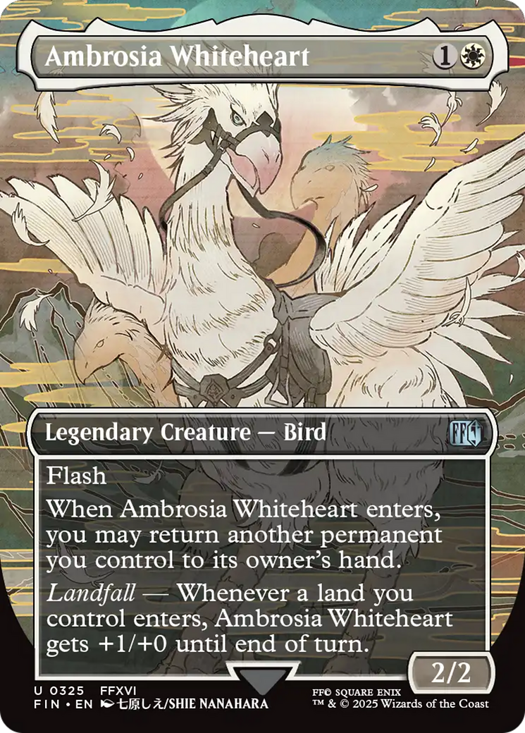 Ambrosia Whiteheart (Borderless) (FIN-325) [FINAL FANTASY] (Borderless)