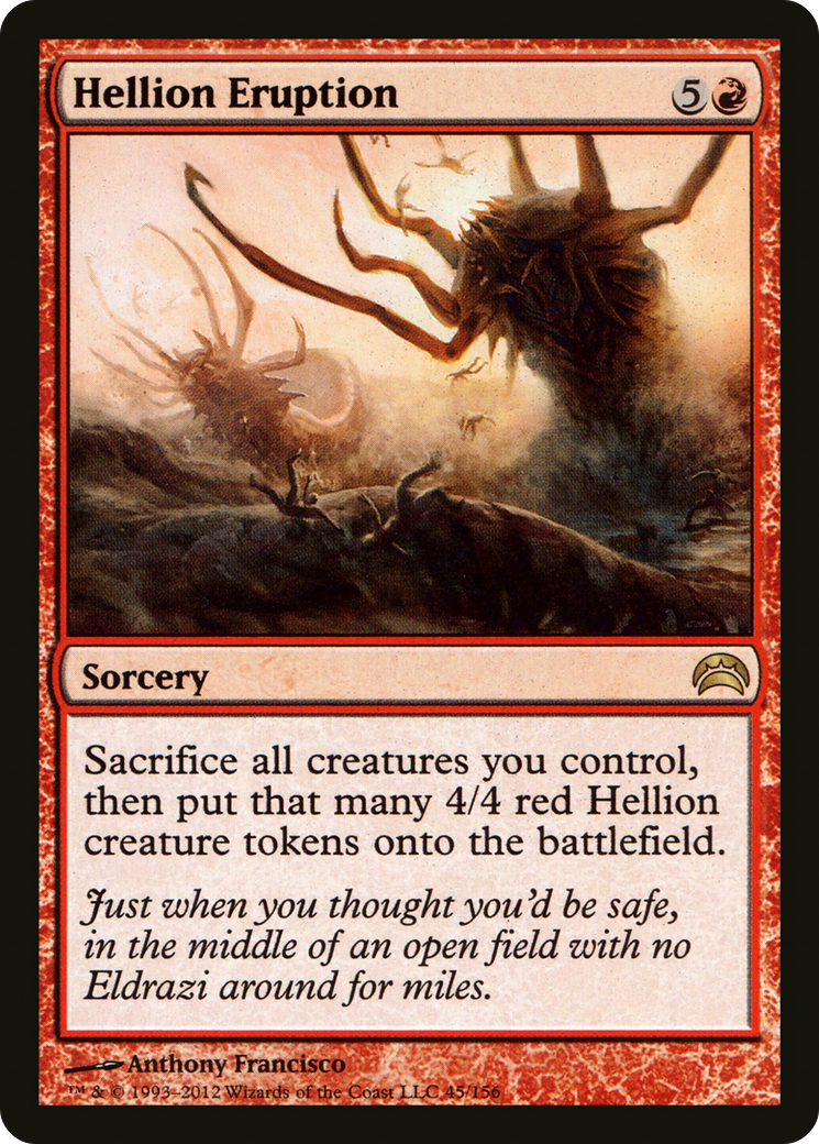 Hellion Eruption (PC2-045) [Planechase 2012] Foil