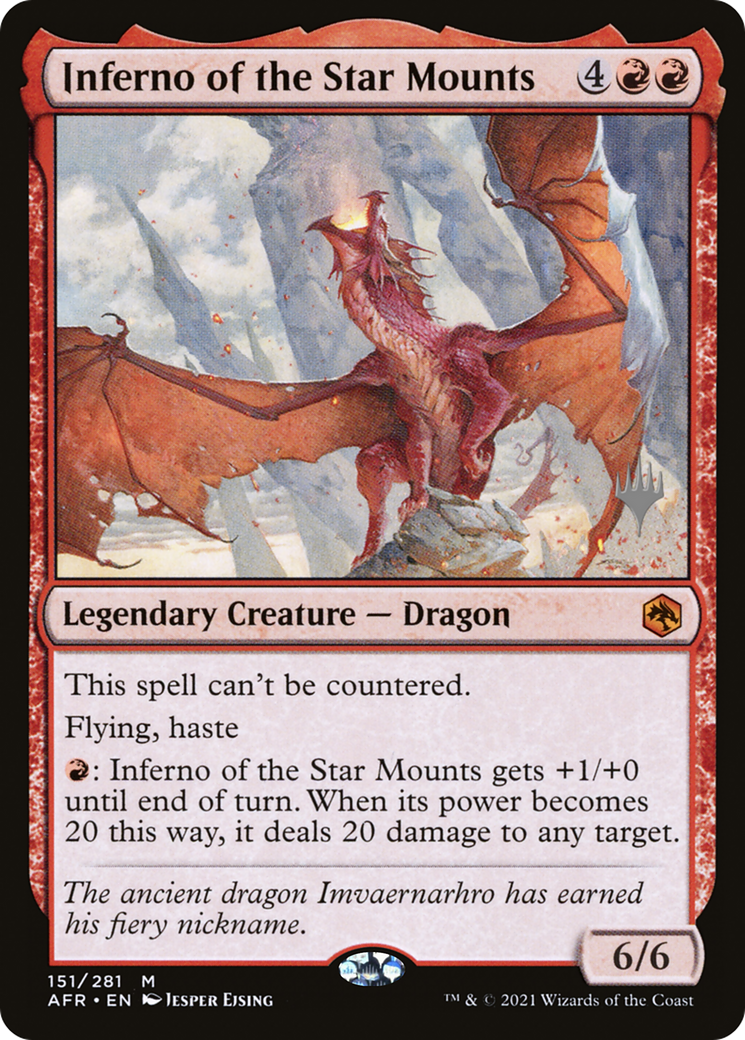 Inferno of the Star Mounts (PPAFR-151P) [Promo Pack: Adventures in the Forgotten Realms Promos]