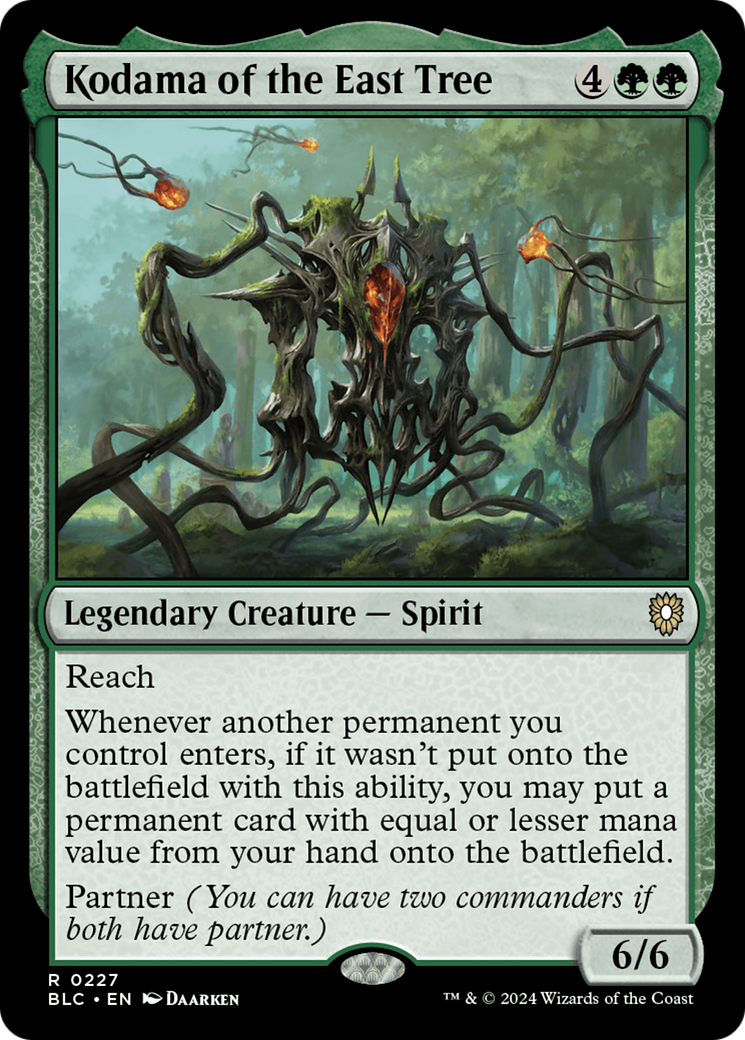 Kodama of the East Tree (BLC-227) [Bloomburrow Commander]