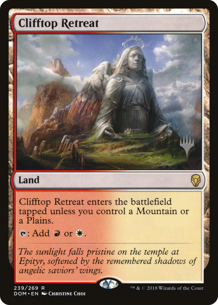 Clifftop Retreat (PPM20-239P) [Dominaria Promos]