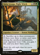 Baba Lysaga, Night Witch (CLB-266) [Commander Legends: Battle for Baldur's Gate] Foil