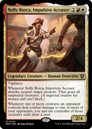 Nelly Borca, Impulsive Accuser (MKC-004) [Murders at Karlov Manor Commander] Foil