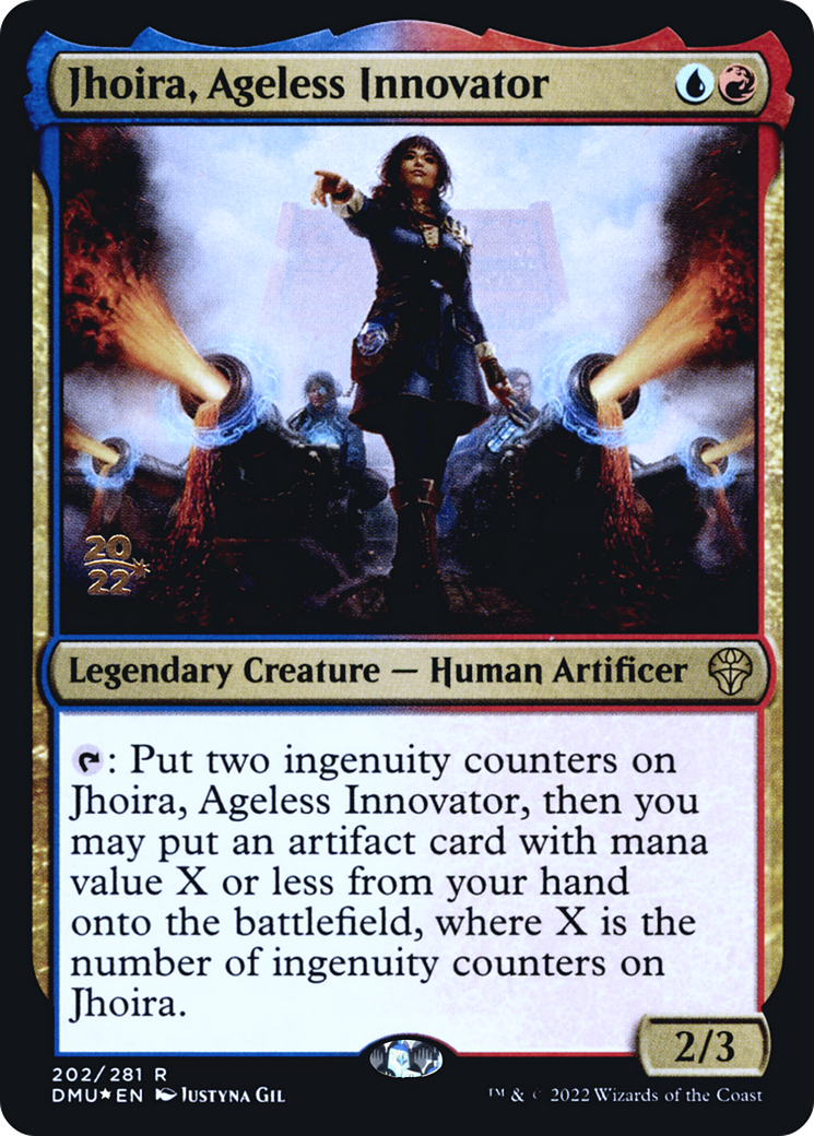 Jhoira, Ageless Innovator (PRE-202S) [Dominaria United Promos] Foil