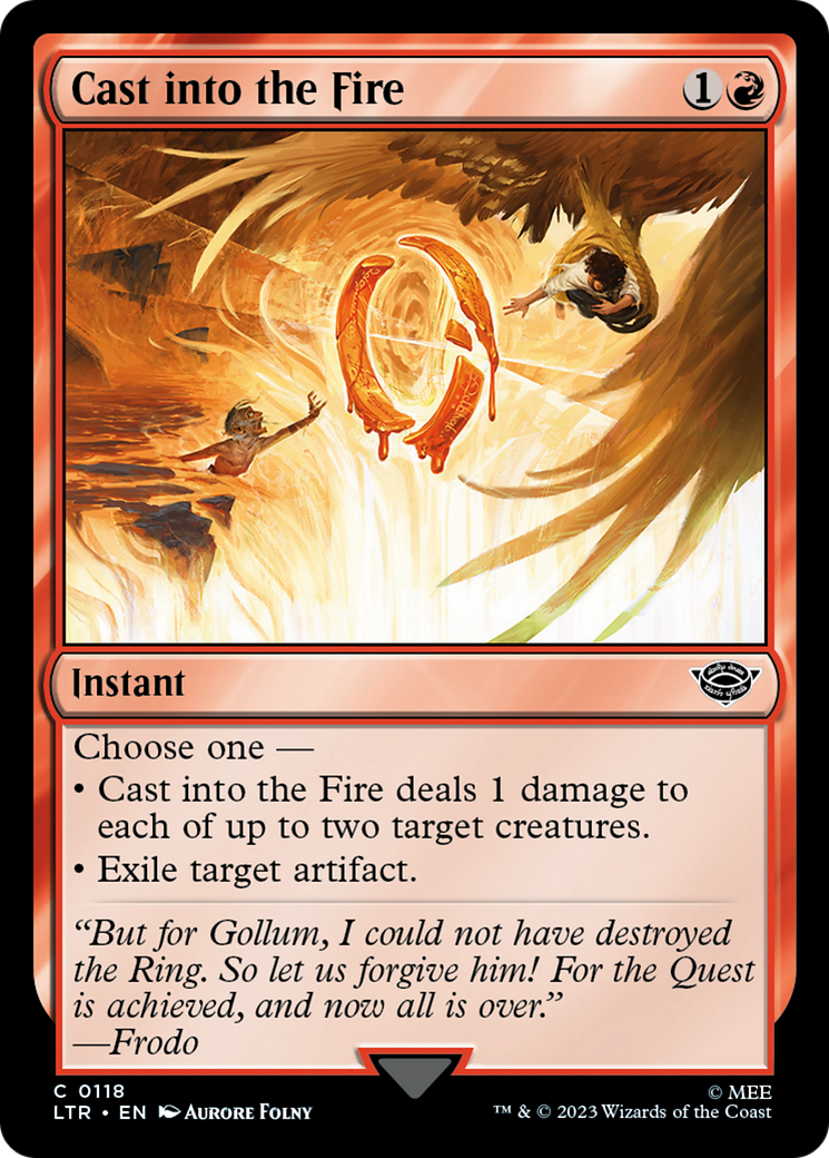 Cast into the Fire (LTR-118) [The Lord of the Rings: Tales of Middle-earth]