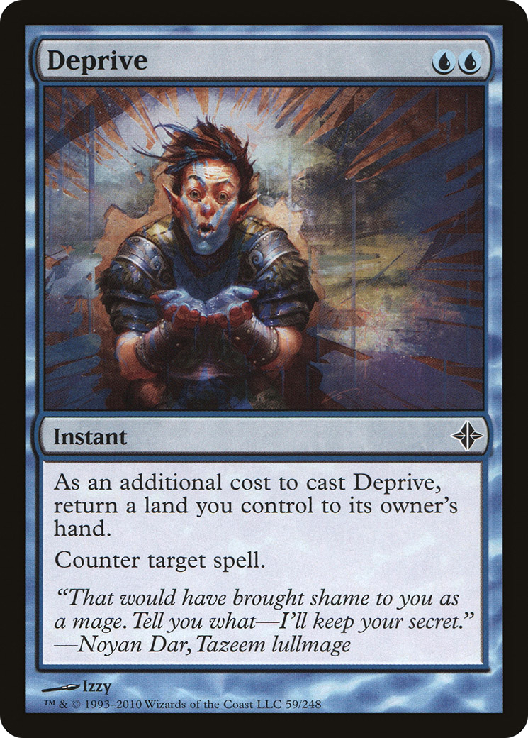 Deprive (ROE-059) [Rise of the Eldrazi] Foil