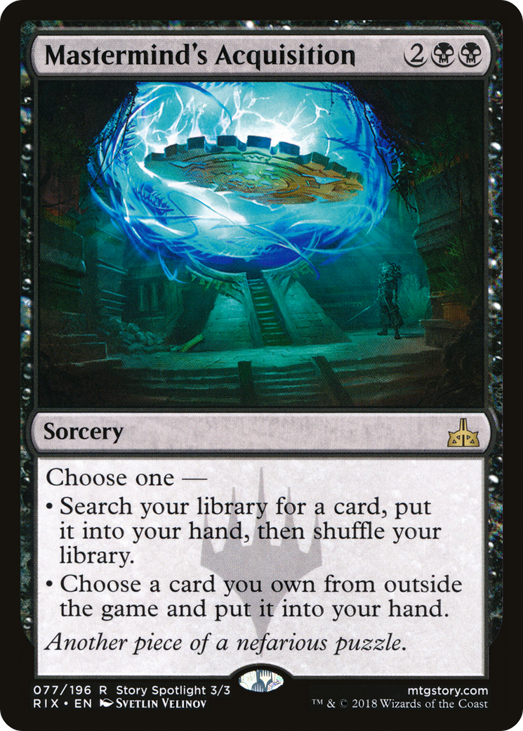 Mastermind's Acquisition (RIX-077) [Rivals of Ixalan]