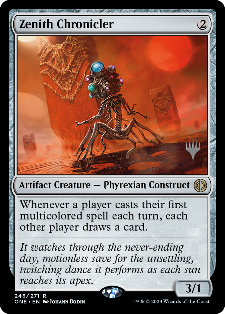 Zenith Chronicler (PPONE-246P) [Phyrexia: All Will Be One Promos]