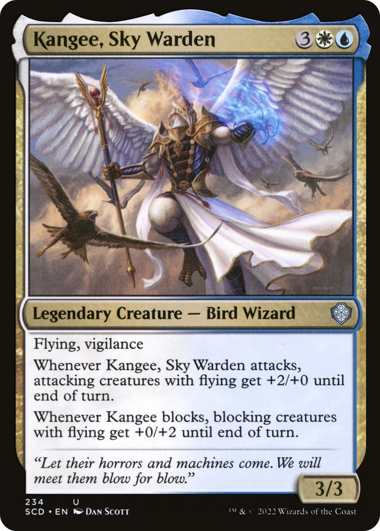 Kangee, Sky Warden (SCD-234) [Starter Commander Decks]