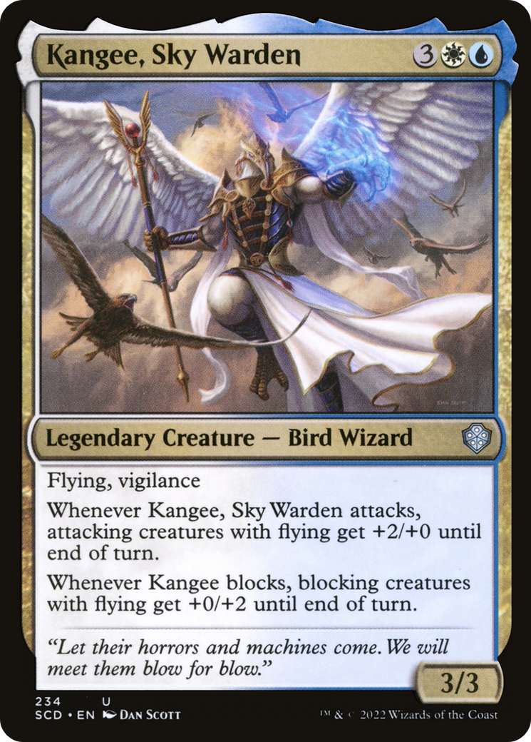 Kangee, Sky Warden (SCD-234) [Starter Commander Decks]