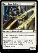 Law-Rune Enforcer (CLU-064) [Ravnica: Clue Edition]