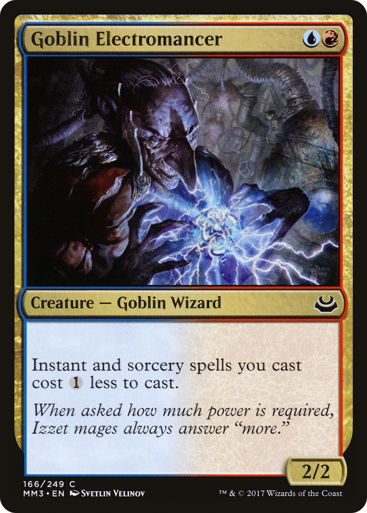 Goblin Electromancer (MM3-166) [Modern Masters 2017]