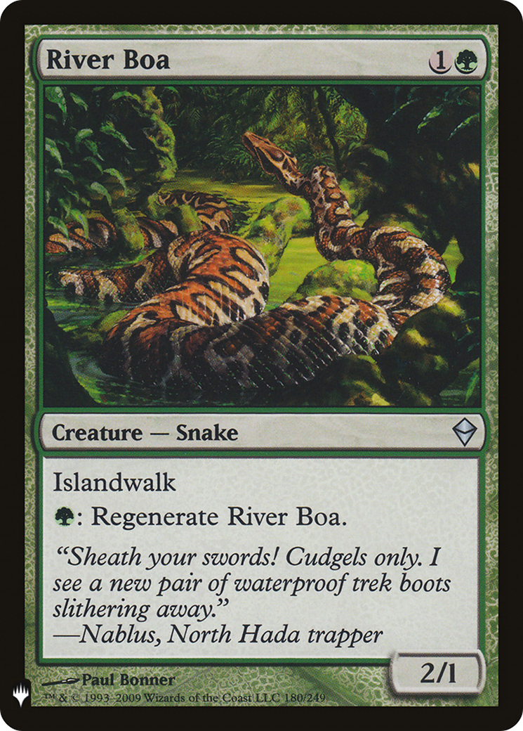 River Boa (LIST-ZEN-180) [The List]