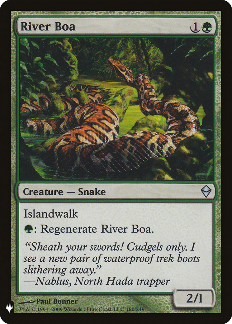 River Boa (LIST-ZEN-180) [The List]