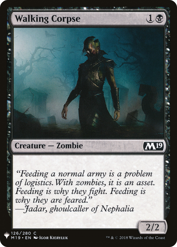 Walking Corpse (LIST-M19-126) [The List]