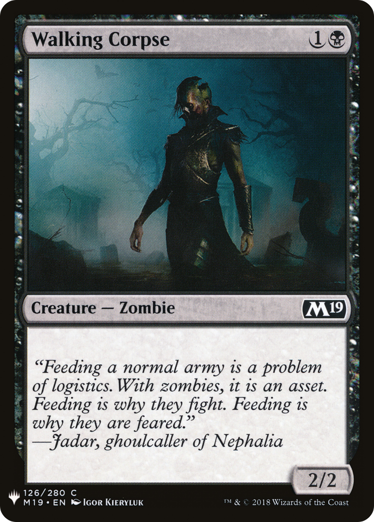 Walking Corpse (LIST-M19-126) [The List]
