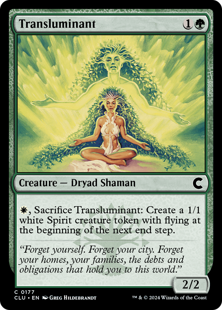 Transluminant (CLU-177) [Ravnica: Clue Edition]