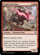 Quaketusk Boar (BLB-146) [Bloomburrow] Foil