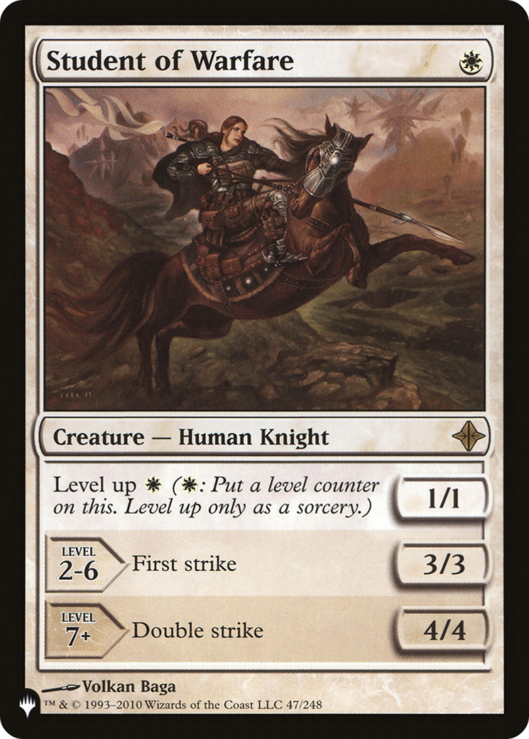 Student of Warfare (LIST-ROE-47) [The List]