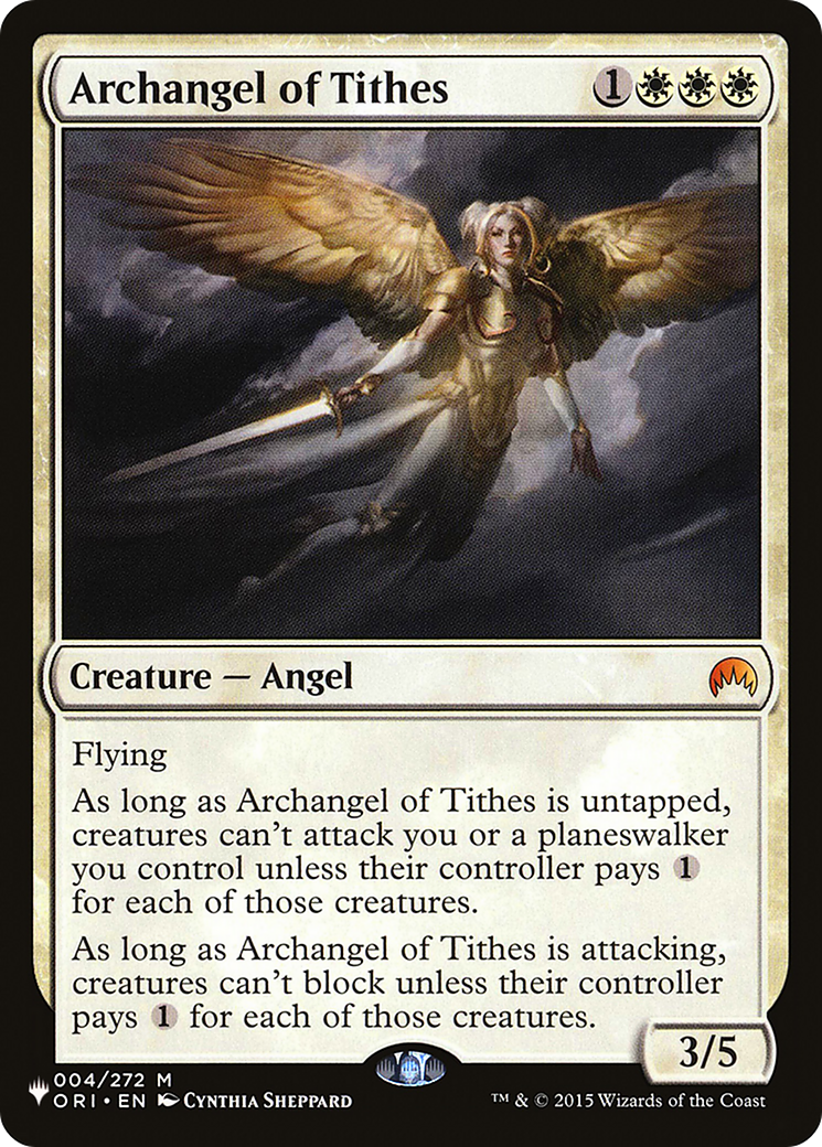Archangel of Tithes (LIST-ORI-4) [The List] Foil
