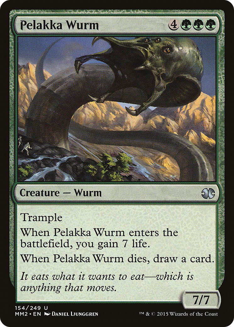 Pelakka Wurm (MM2-154) [Modern Masters 2015]