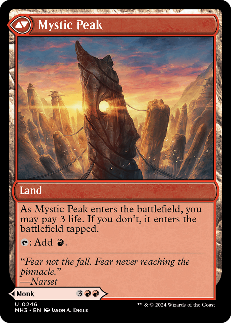 Pinnacle Monk // Mystic Peak (MH3-246) [Modern Horizons 3]