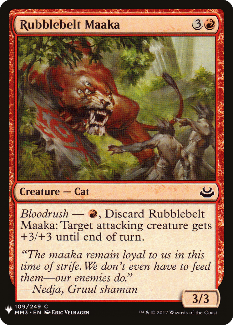 Rubblebelt Maaka (LIST-MM3-109) [The List]