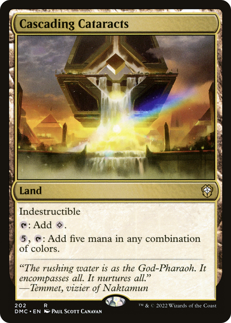 Cascading Cataracts (DMC-202) [Dominaria United Commander]