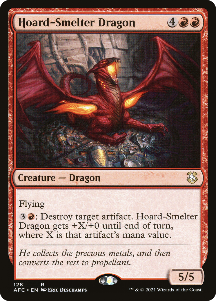 Hoard-Smelter Dragon (AFC-128) [Forgotten Realms Commander]