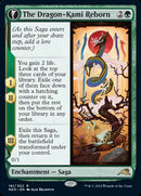 The Dragon-Kami Reborn // Dragon-Kami's Egg (NEO-181) [Kamigawa: Neon Dynasty]: (fandfc, enchantment) Foil