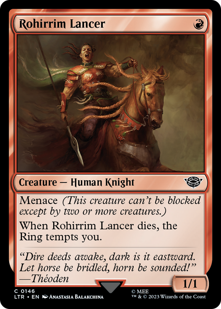 Rohirrim Lancer (LTR-146) [The Lord of the Rings: Tales of Middle-earth] Foil