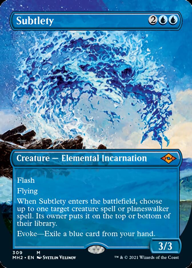 Subtlety (MH2-309) [Modern Horizons 2] (Borderless) Foil